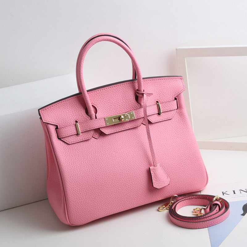 Women’s Leather Top Handle Handbags – 30CM