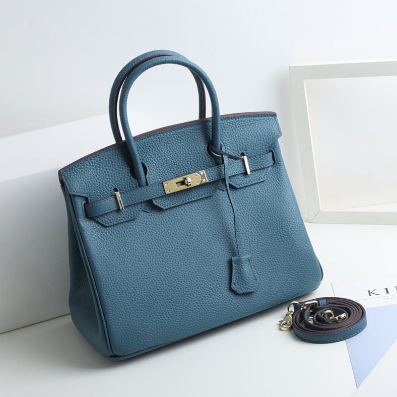Women’s Leather Top Handle Handbags – 30CM