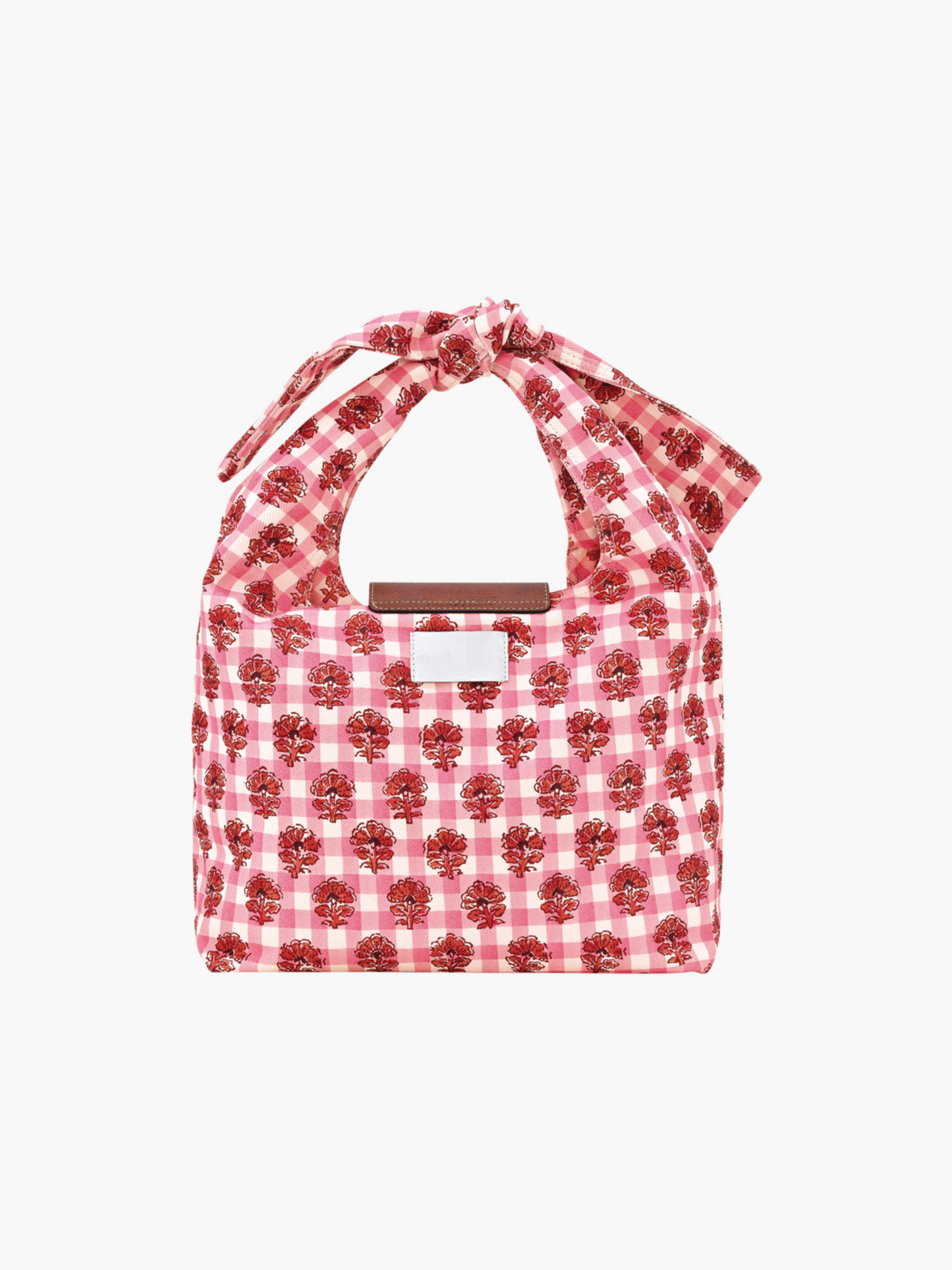 Floral Gingham Shoulder Bag