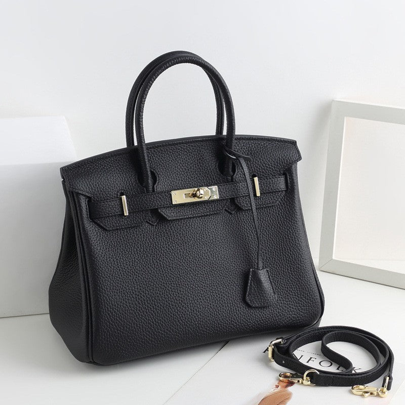 Women’s Leather Top Handle Handbags – 30CM