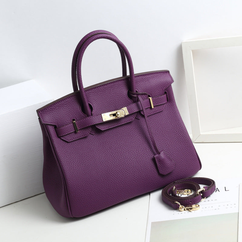 Women’s Leather Top Handle Handbags – 30CM