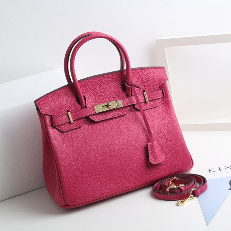 Women’s Leather Top Handle Handbags – 30CM