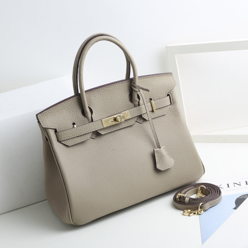 Women’s Leather Top Handle Handbags – 30CM