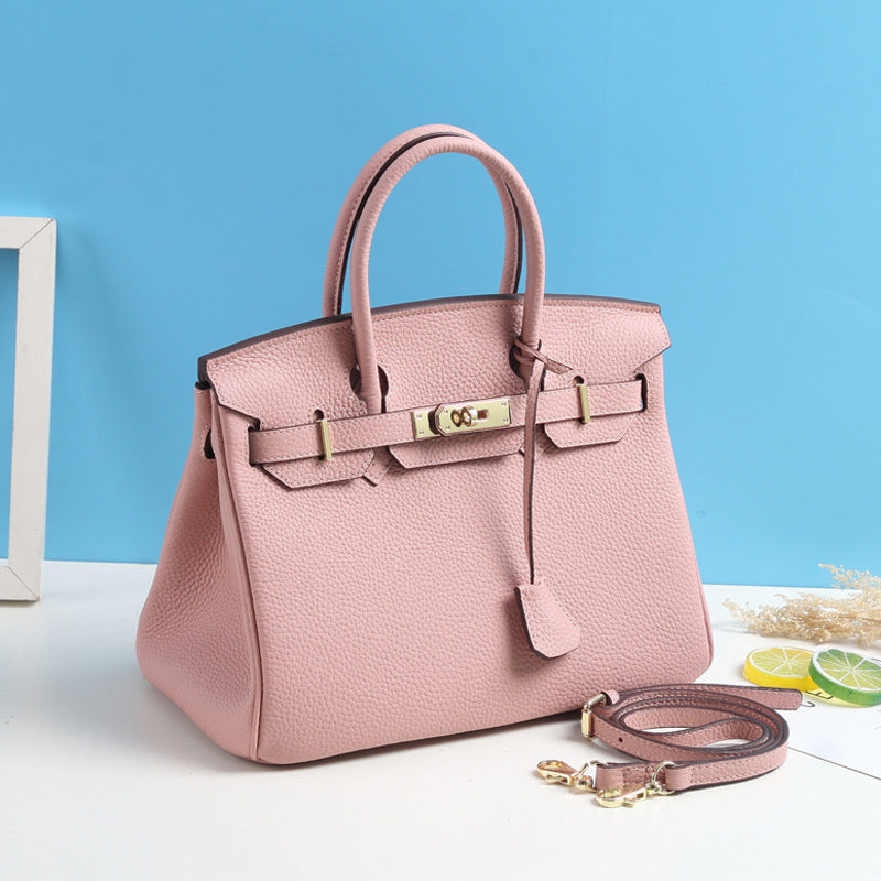 Women’s Leather Top Handle Handbags – 30CM