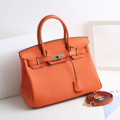 Women’s Leather Top Handle Handbags – 30CM