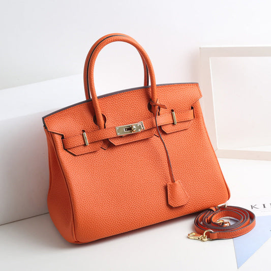 Women’s Leather Top Handle Handbags – 30CM
