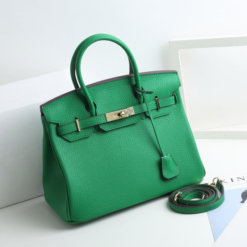 Women’s Leather Top Handle Handbags – 30CM