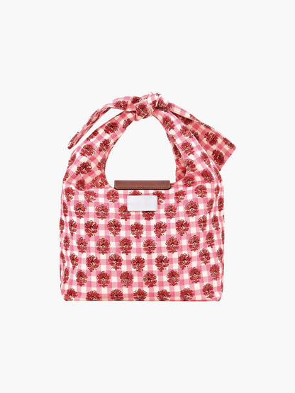 Floral Gingham Shoulder Bag