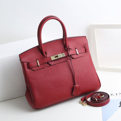 Women’s Leather Top Handle Handbags – 30CM